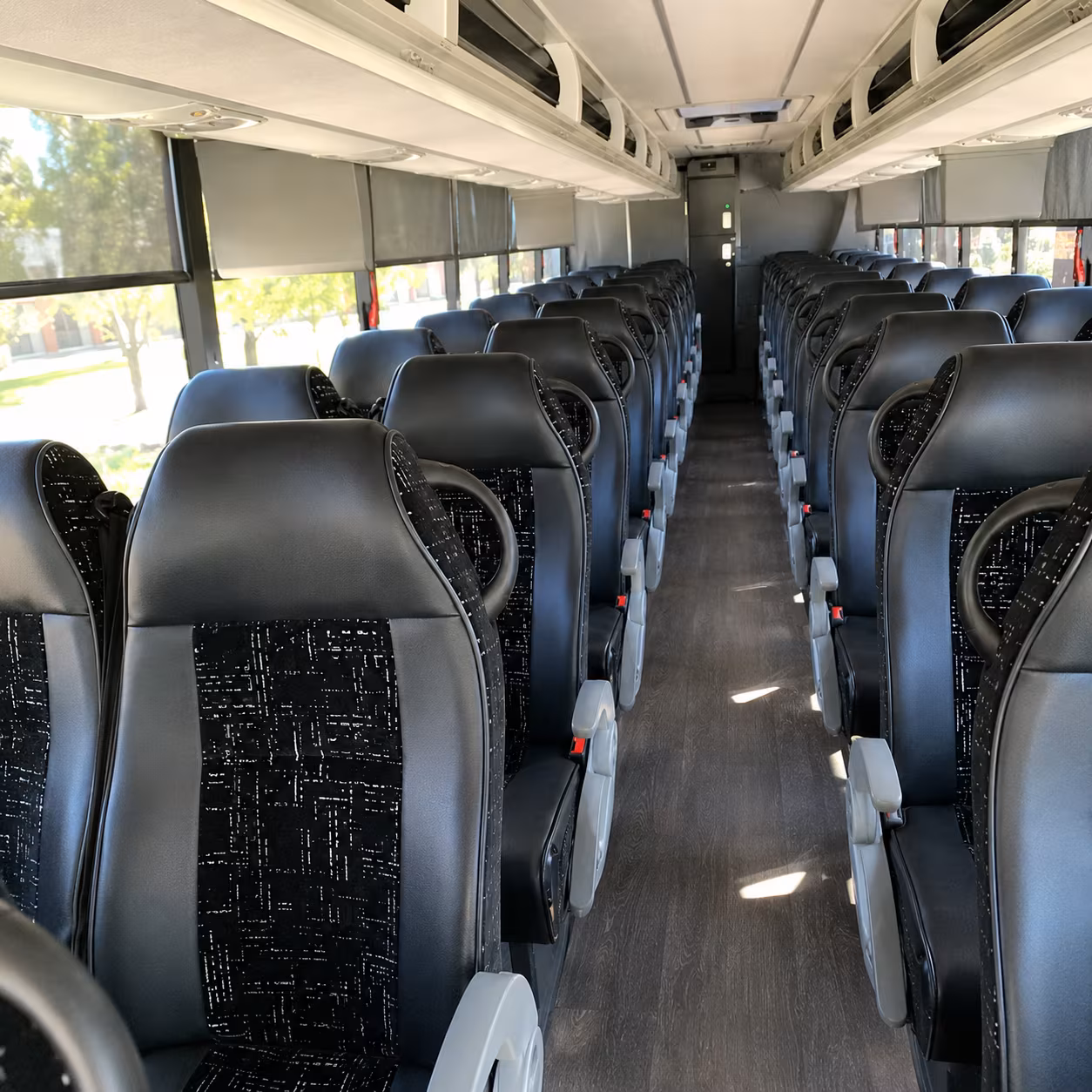 woodbridge charter bus rental inside